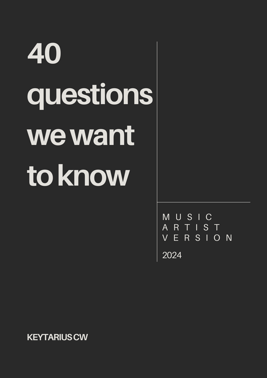 40 Things We Want to Know from Music Artists